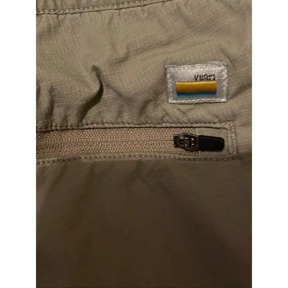 Vuori Mens Light Brown Drawstring Zip Pocket‎ Ripstop Climber Pants Size XL